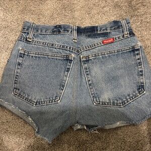 Wrangler Women's Faded Blue Jean Shorts